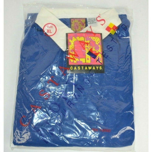 Vtg 90s Classic Rugby Shirt, Striped - Picture 2 of 5